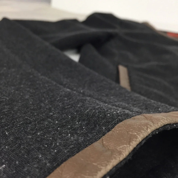 2/$25Neutral Collarless Business casual blazer overcoat suit jacket formal sz 8 - Picture 11 of 16